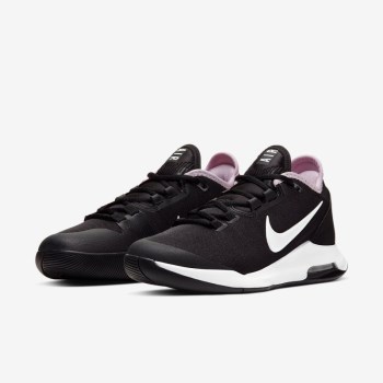 Nike Court Air Max Wildcard - Női Teniszcipő - Fekete/Rózsaszín/Fehér